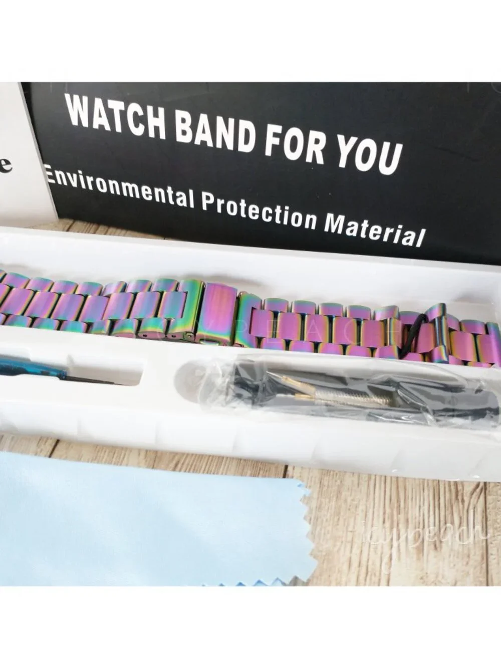 22mm Watch Band Stainless Steel Replacement Metal Strap Unisex Quick Release